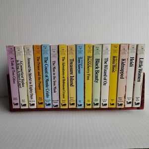 Illustrated Classic Edition Children's Paperback Books 16 Titles